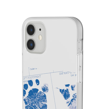 Flexi Case – Mom’s Little Blue Footprints