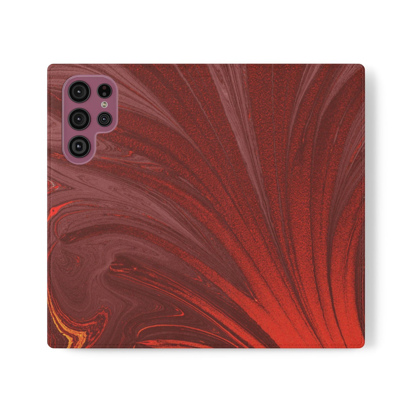 Flip Case – Crimson Current