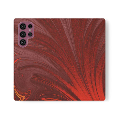 Flip Case – Crimson Current