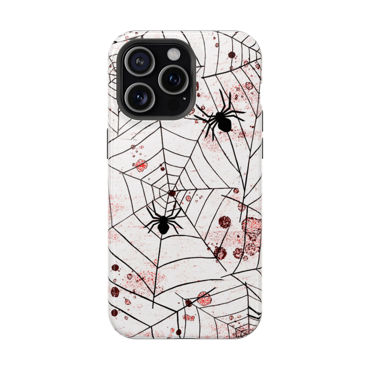 Impact-Resistant Phone Case – Blood Web