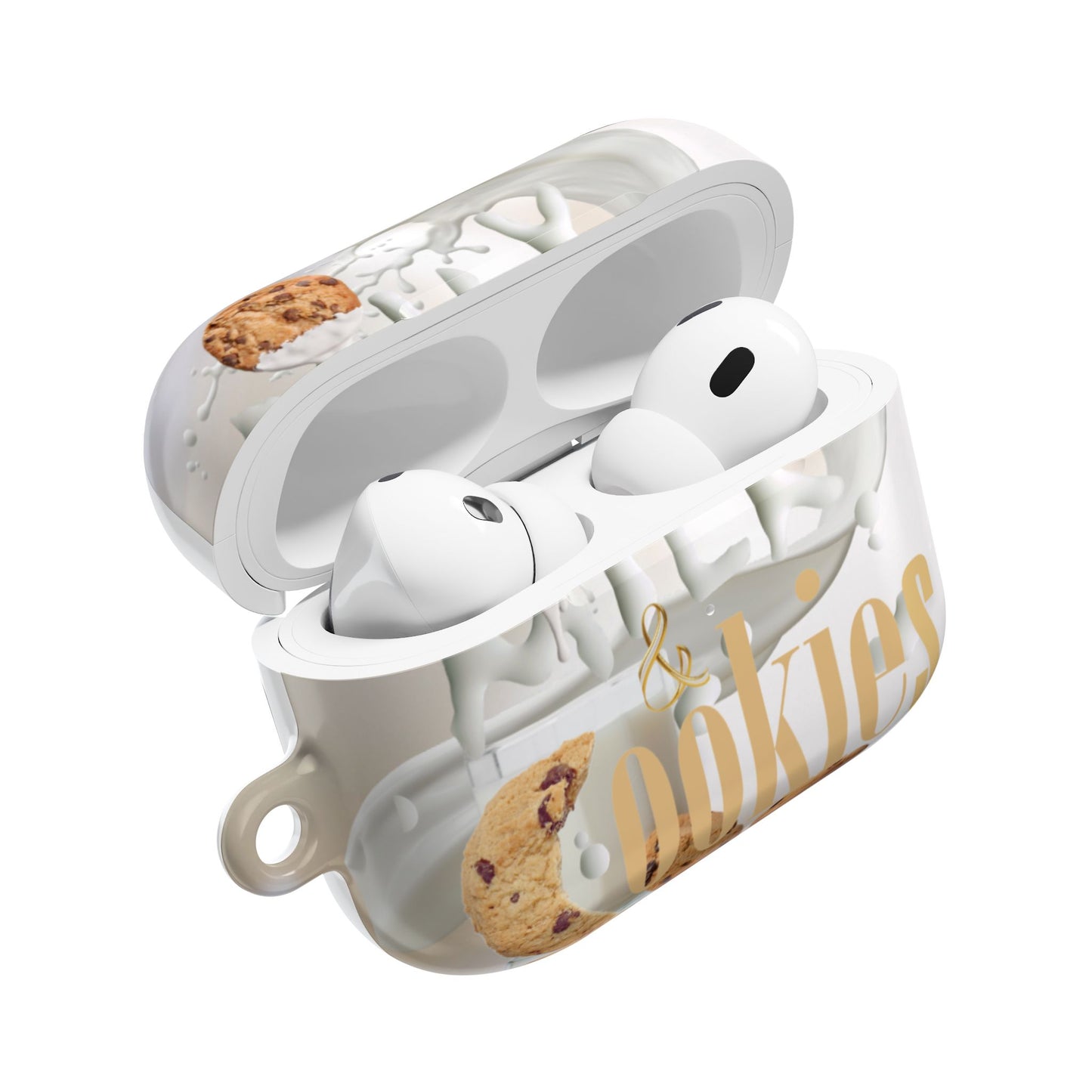 Earbud Case Cover – Milk & Cookies