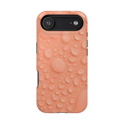 Impact-Resistant Phone Case – Apricot Rain