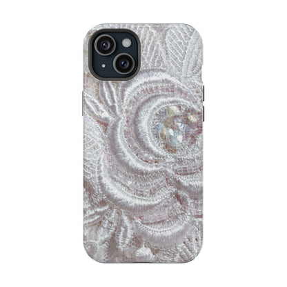 Impact-Resistant Phone Case – Lace Veil