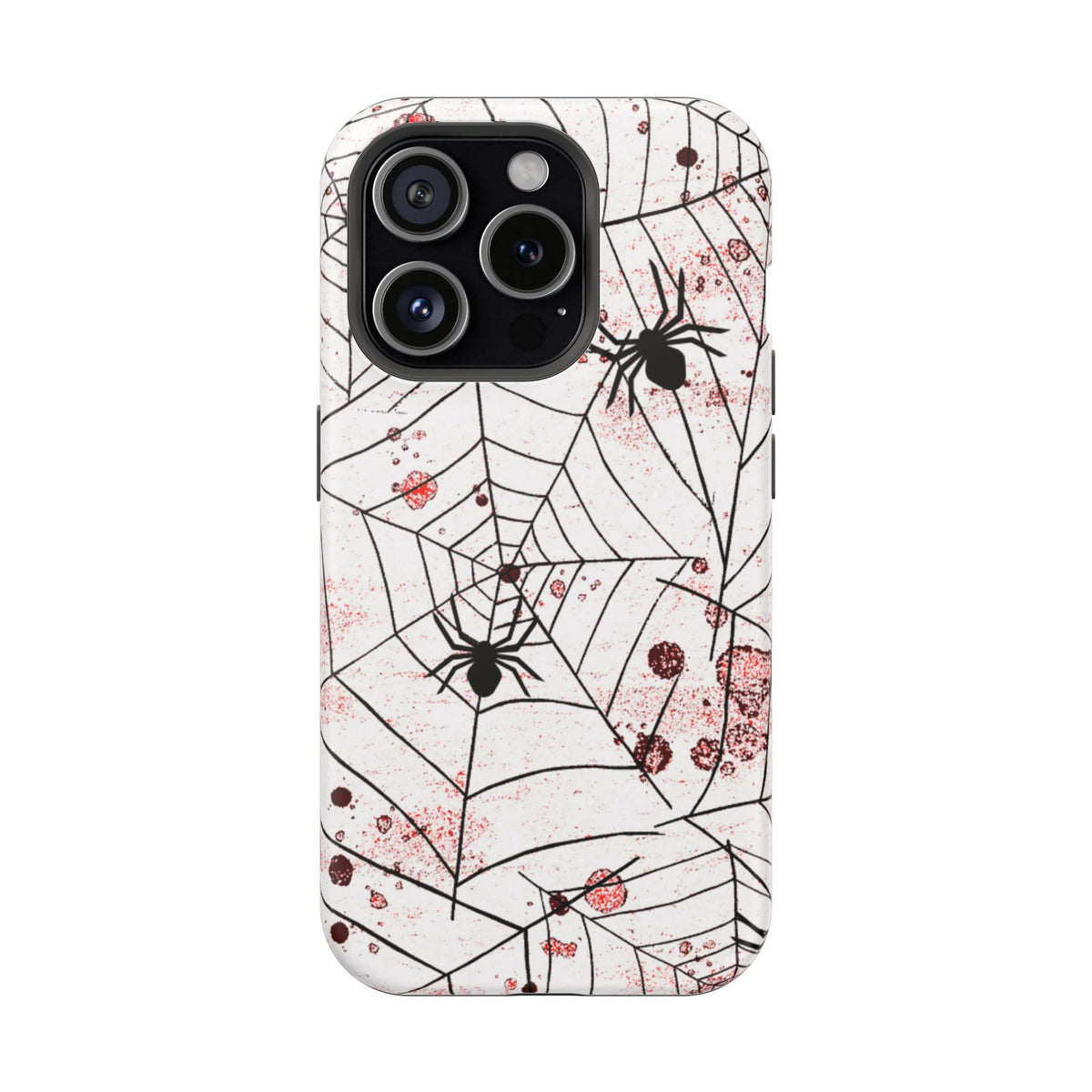 Impact-Resistant Phone Case – Blood Web