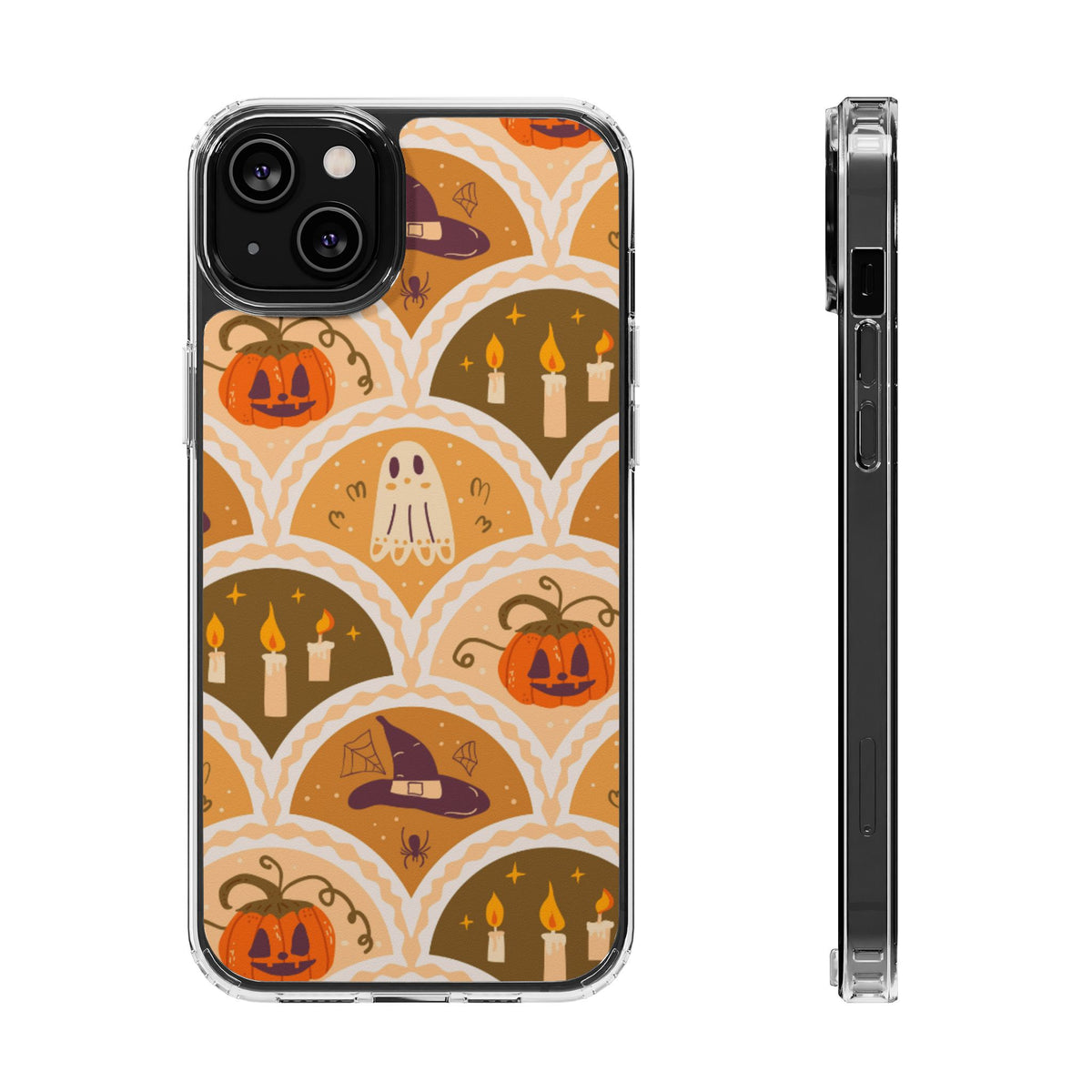 Clear Phone Case – Vintage Haunt – Compatible with iPhone 13–17 & Samsung Galaxy S25–S26 Series