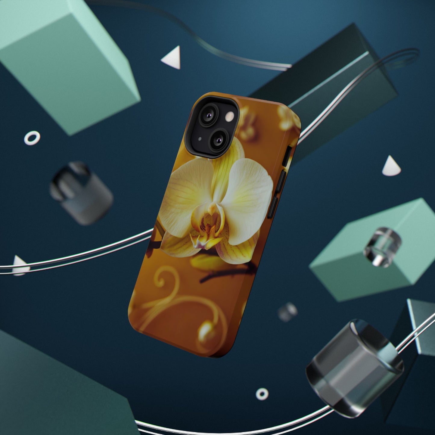 Protective Phone Case – Amber Orchid