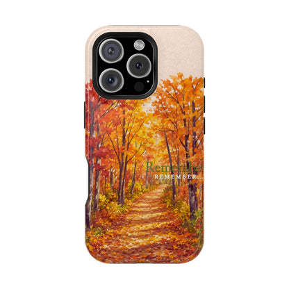 Impact-Resistant Phone Case – Autumn Remembered – Compatible with iPhone 11–17 & Samsung Galaxy S22–S26 Series
