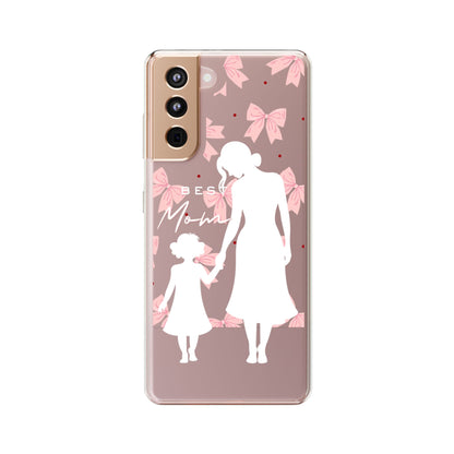 Clear Phone Case – Best Mom: My Little Girl
