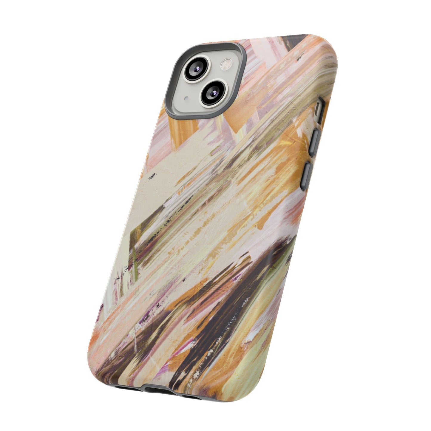 Protective Phone Case – Brush & Bronze