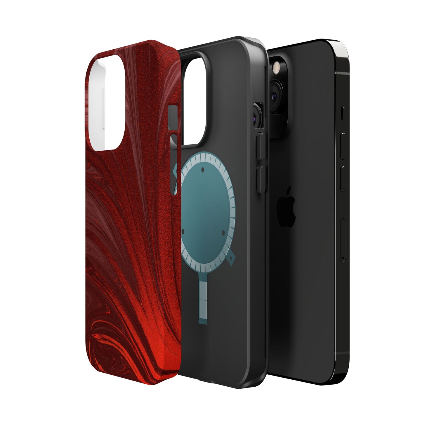 Wireless-Charging Compatible Case – Crimson Current
