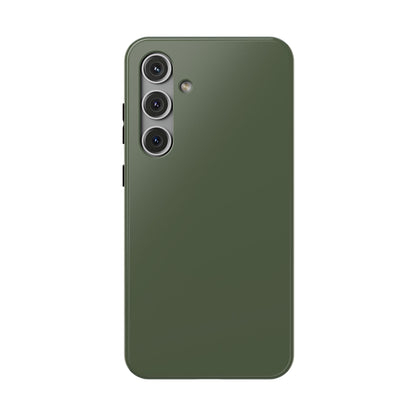 Impact-Resistant Phone Case — Military Green Protective Shockproof Cover