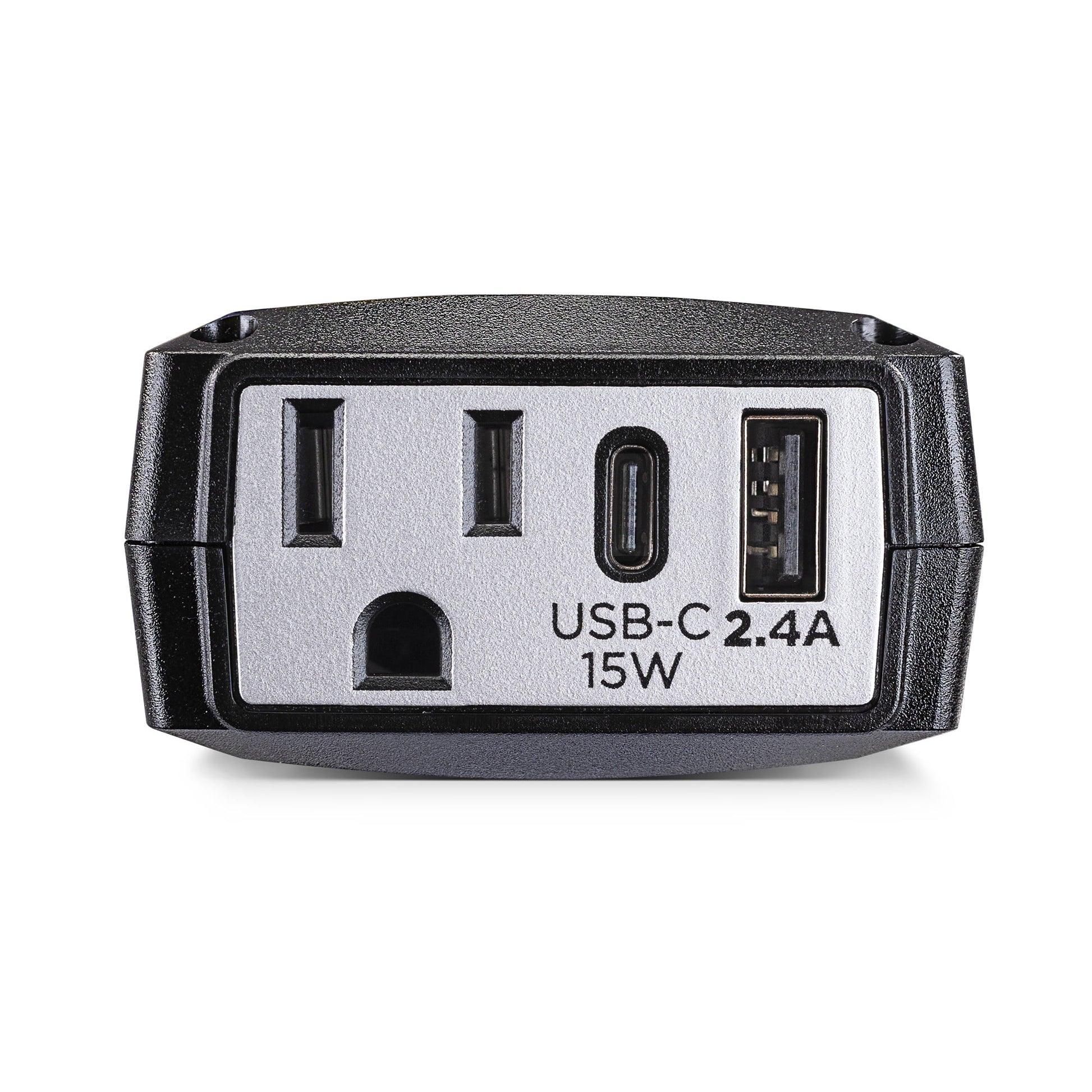 M140BUC 140W Power Inverter - 1 AC Outlet, USB-C & USB-A Ports, Black