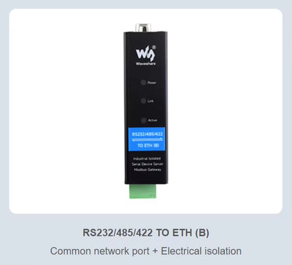 Poe Optional Metal Alloy Industrial Serial Server RS232 RS422 RS485 to RJ45 Ethernet TCP/IP to Serial Server