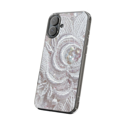 Clear Phone Case – Lace Veil