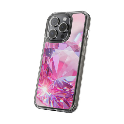 Clear Phone Case – Pink Ice