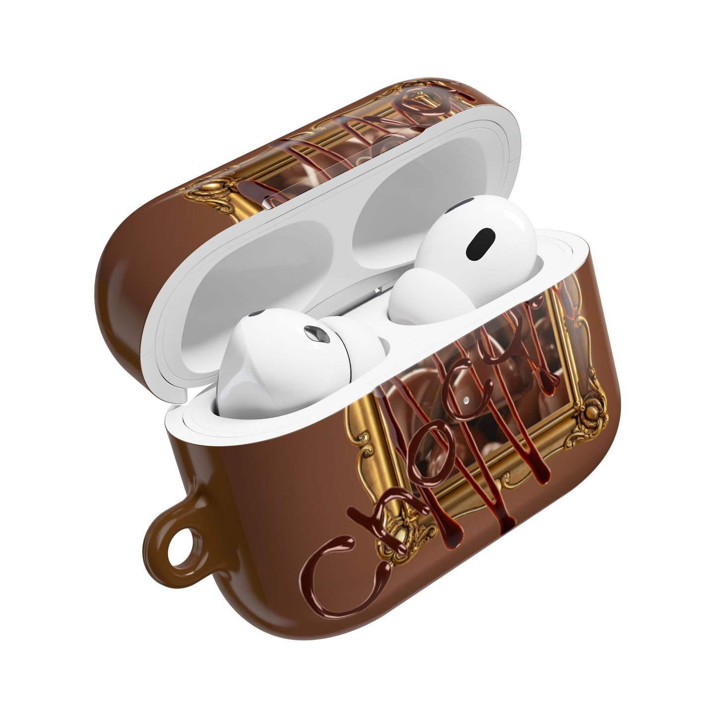 Wireless Earbud Case Cover – Chocolate Truffle