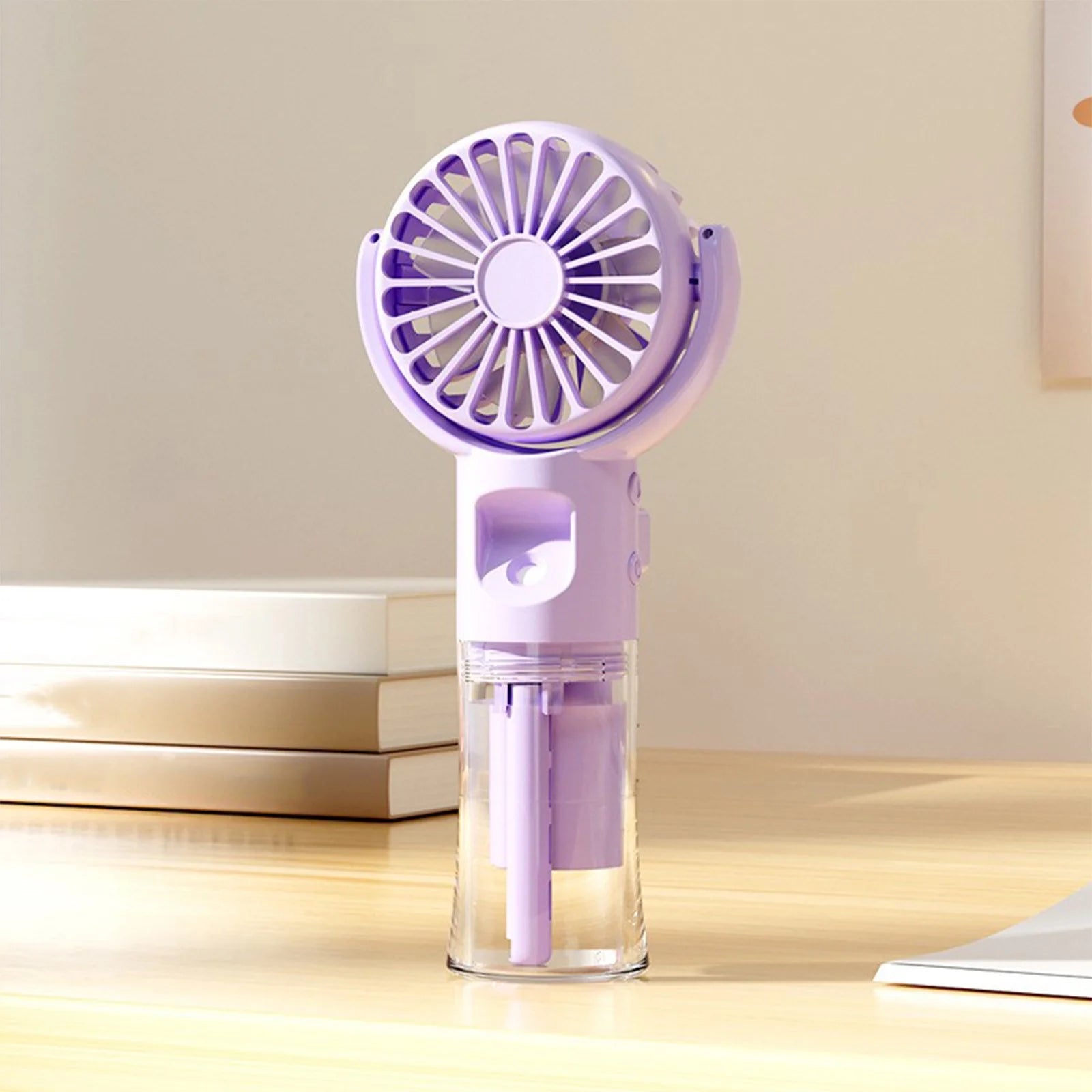 16.8 Cm 4-Speed Rechargeable Handheld Mini Fan