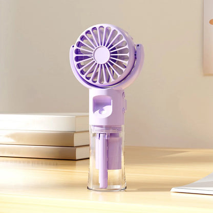 16.8 Cm 4-Speed Rechargeable Handheld Mini Fan