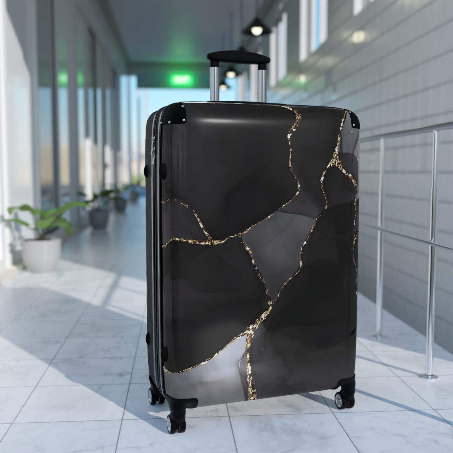Hardshell Suitcase – Obsidian Vein