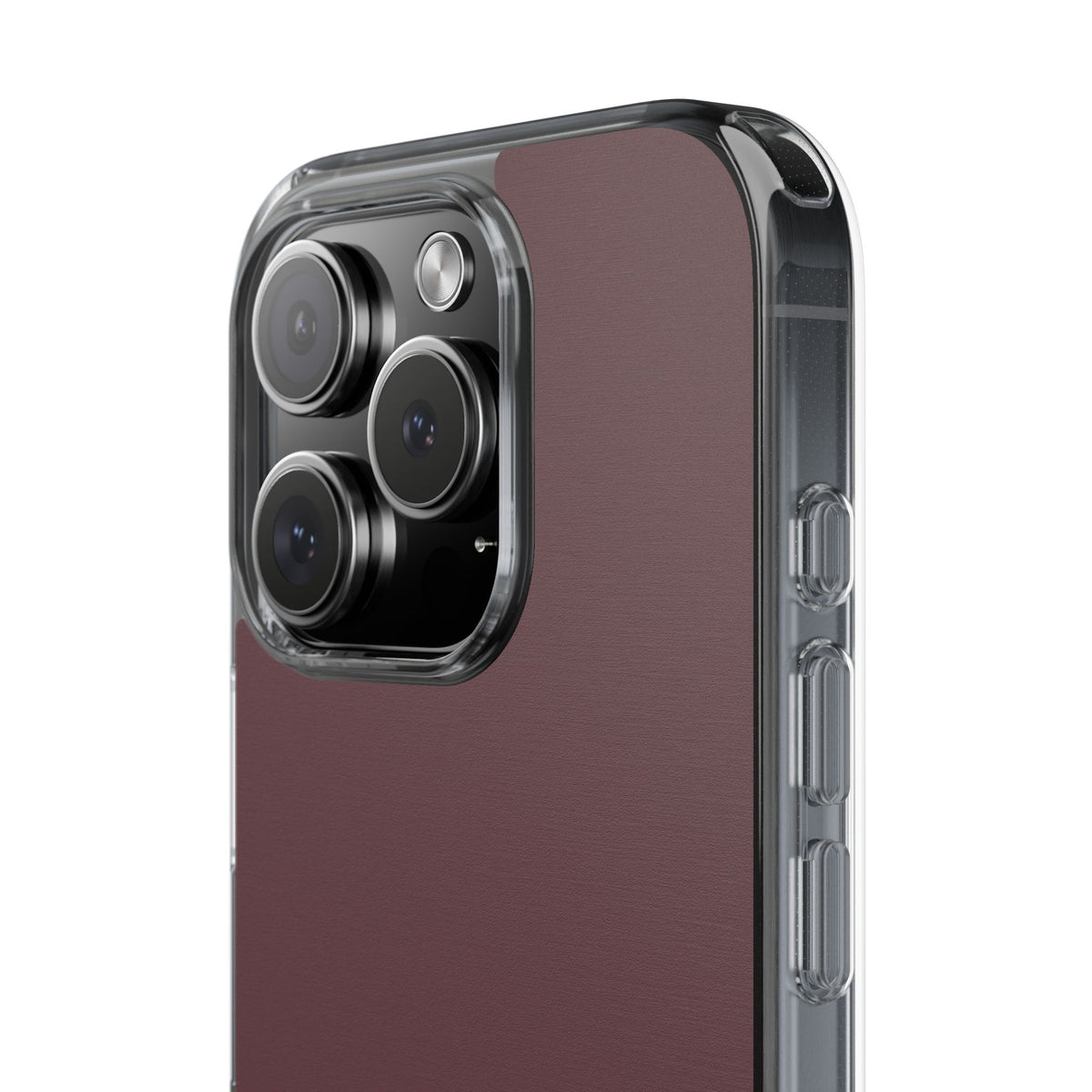 Clear Phone Case – Mulled Wine – Compatible with iPhone 13–17 & Samsung Galaxy S25–S26 Series