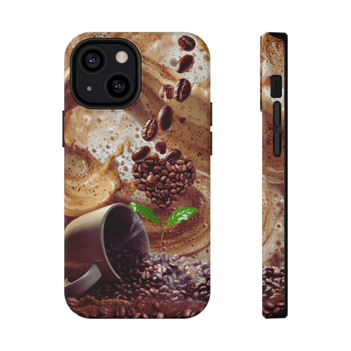 Impact-Resistant Phone Case – Love at First Sip – Compatible with iPhone 11–17 & Samsung Galaxy S22–S26 Series