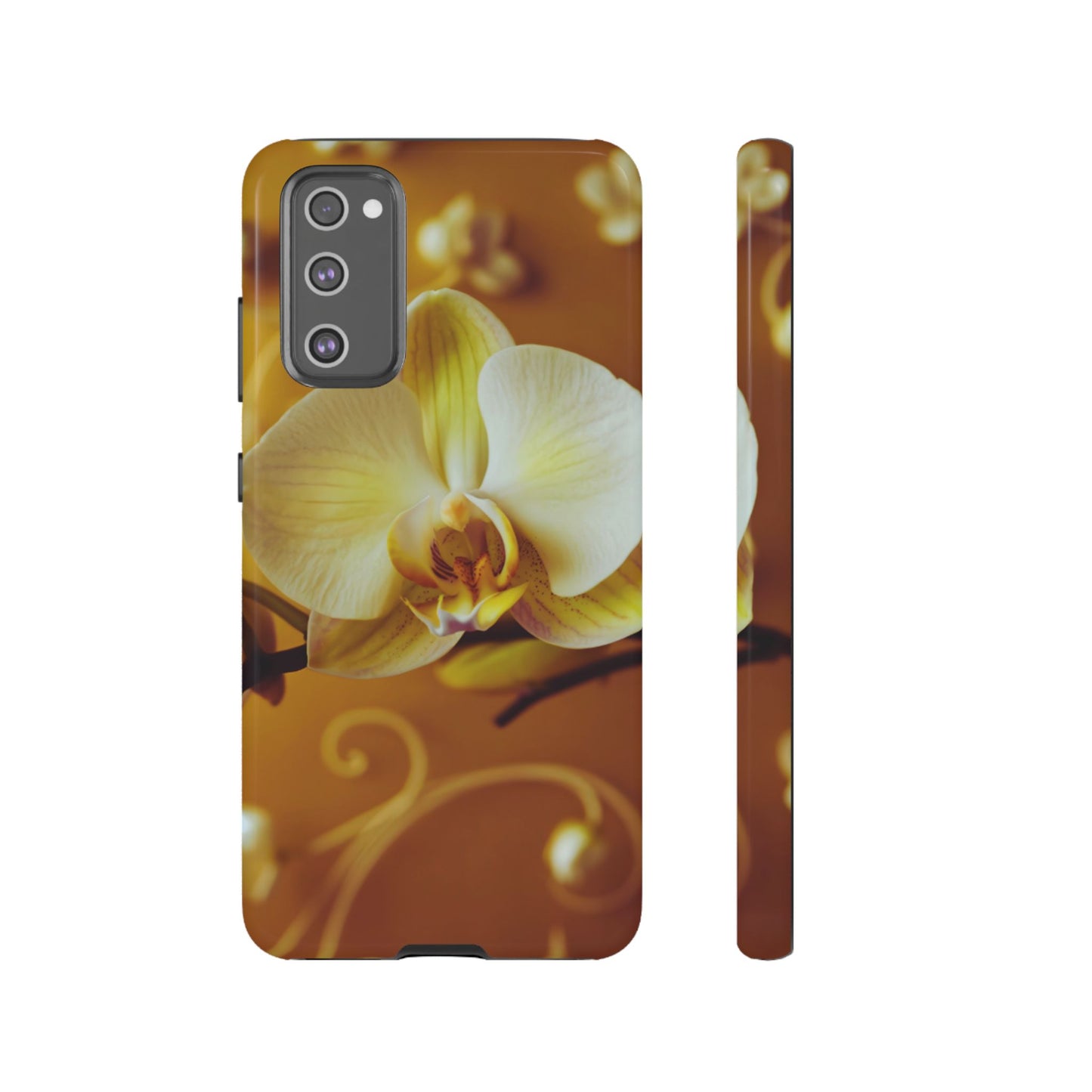 Protective Phone Case – Amber Orchid
