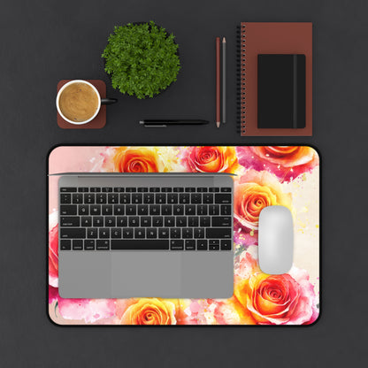 Desk Mat – Sunset Roses