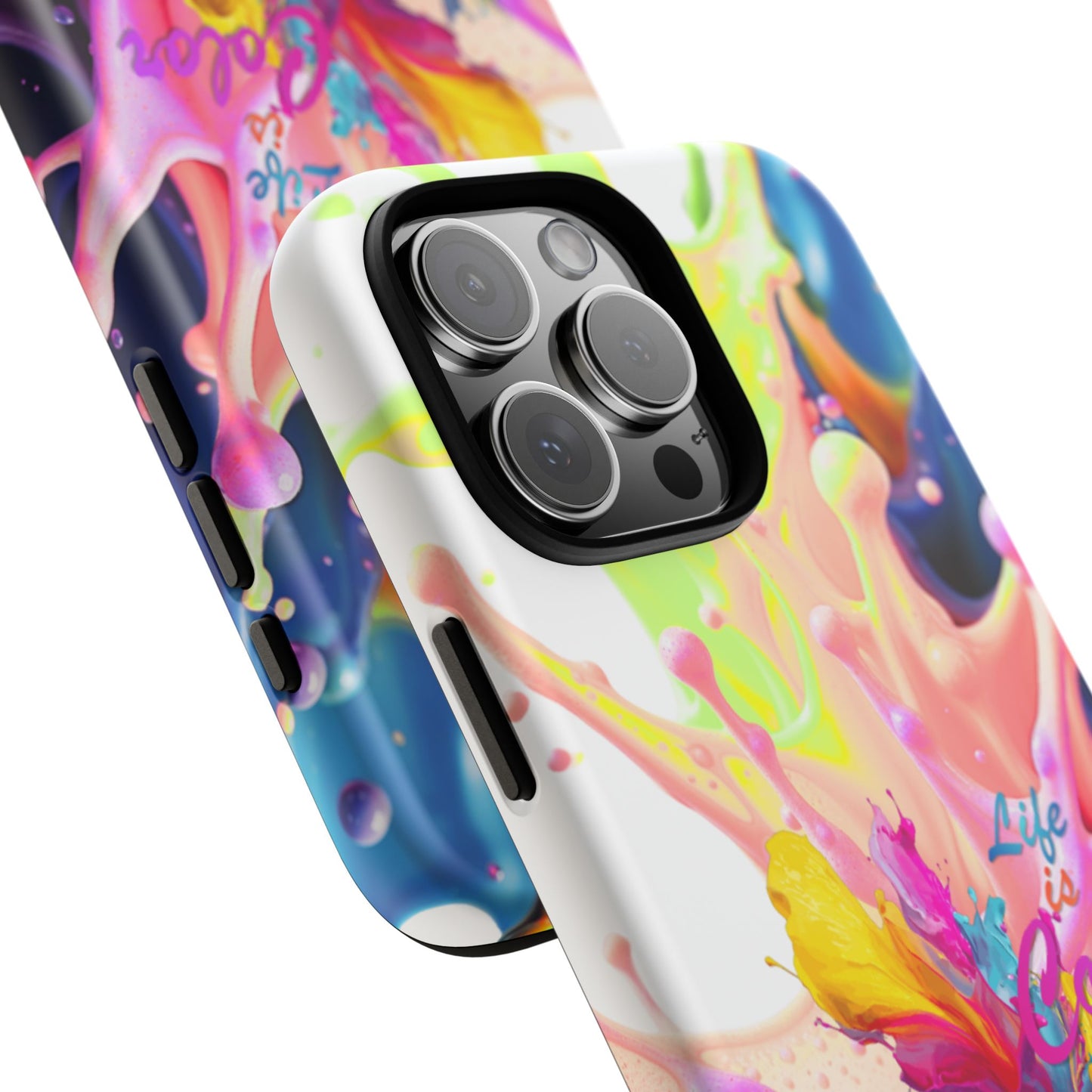 Color Splash Phone Case — “Life in Color” Protective Tough Case