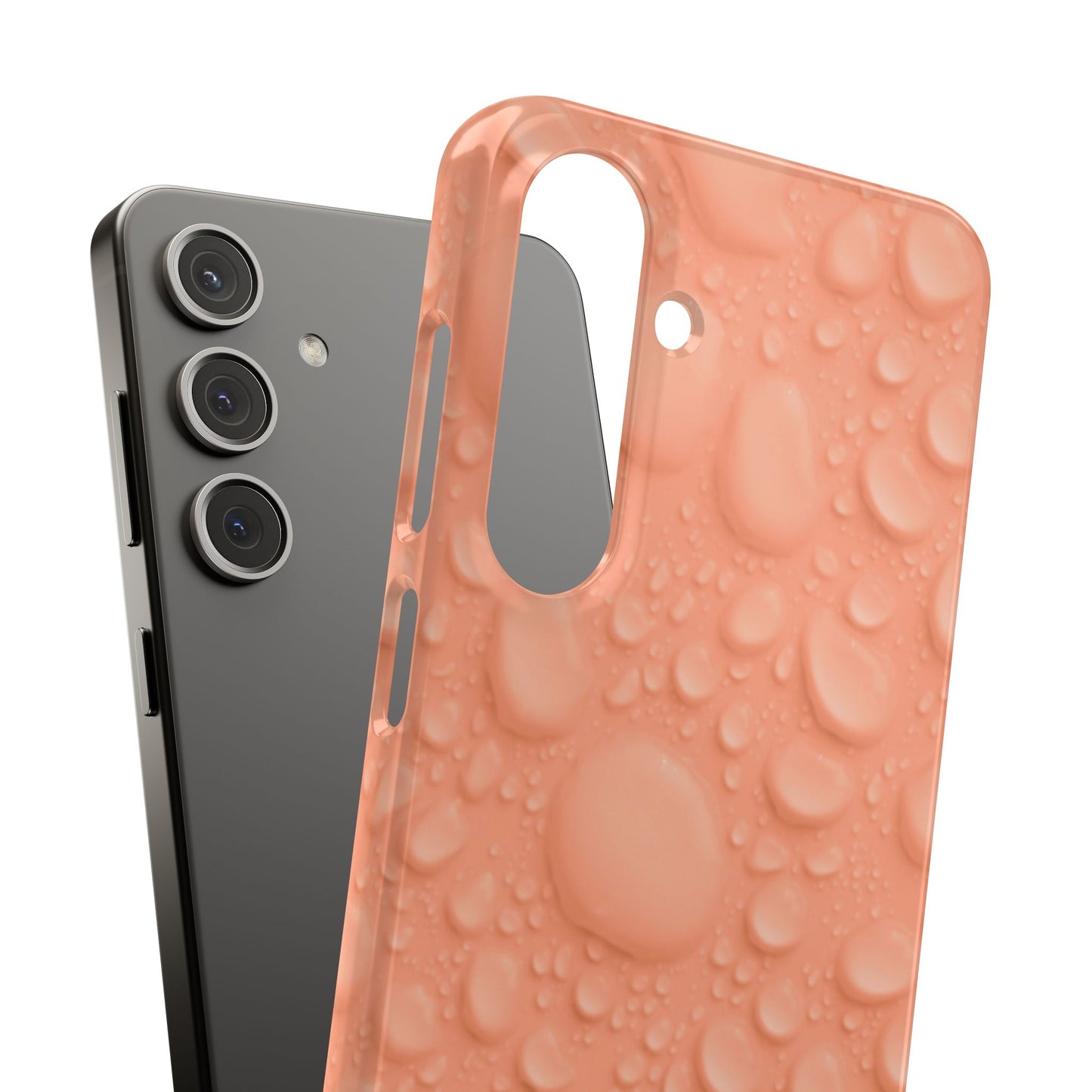 Snap Phone Case – Apricot Rain
