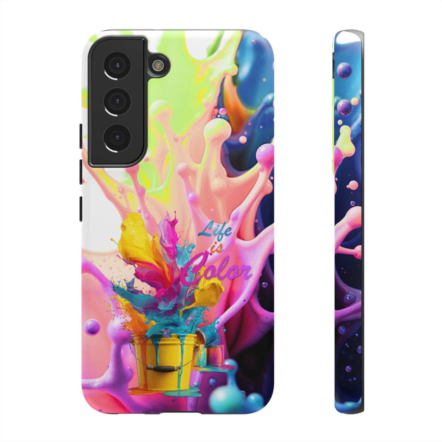 Color Splash Phone Case — “Life in Color” Protective Tough Case