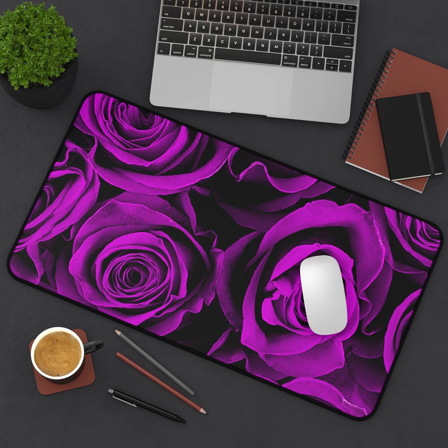 Desk Mat – Amethyst Roses