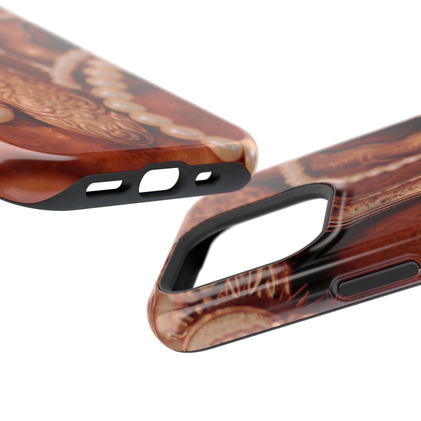 Impact-Resistant Phone Case – Bronze Vanity