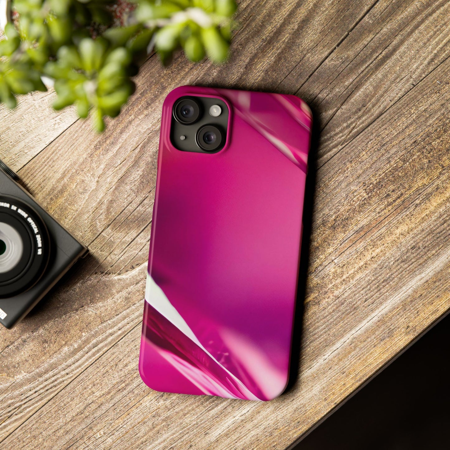 Slim Phone Case – Magenta Motion