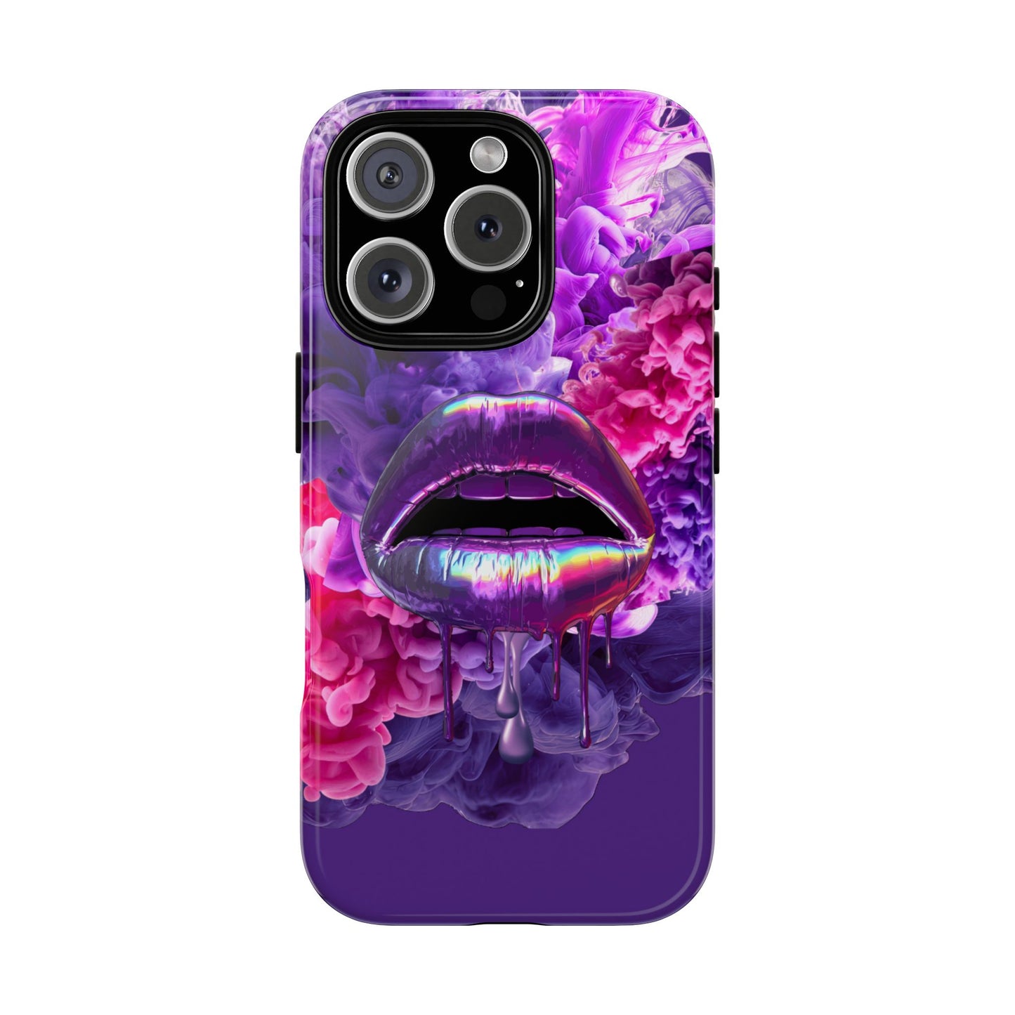 Protective Phone Case – Purple Haze Lips