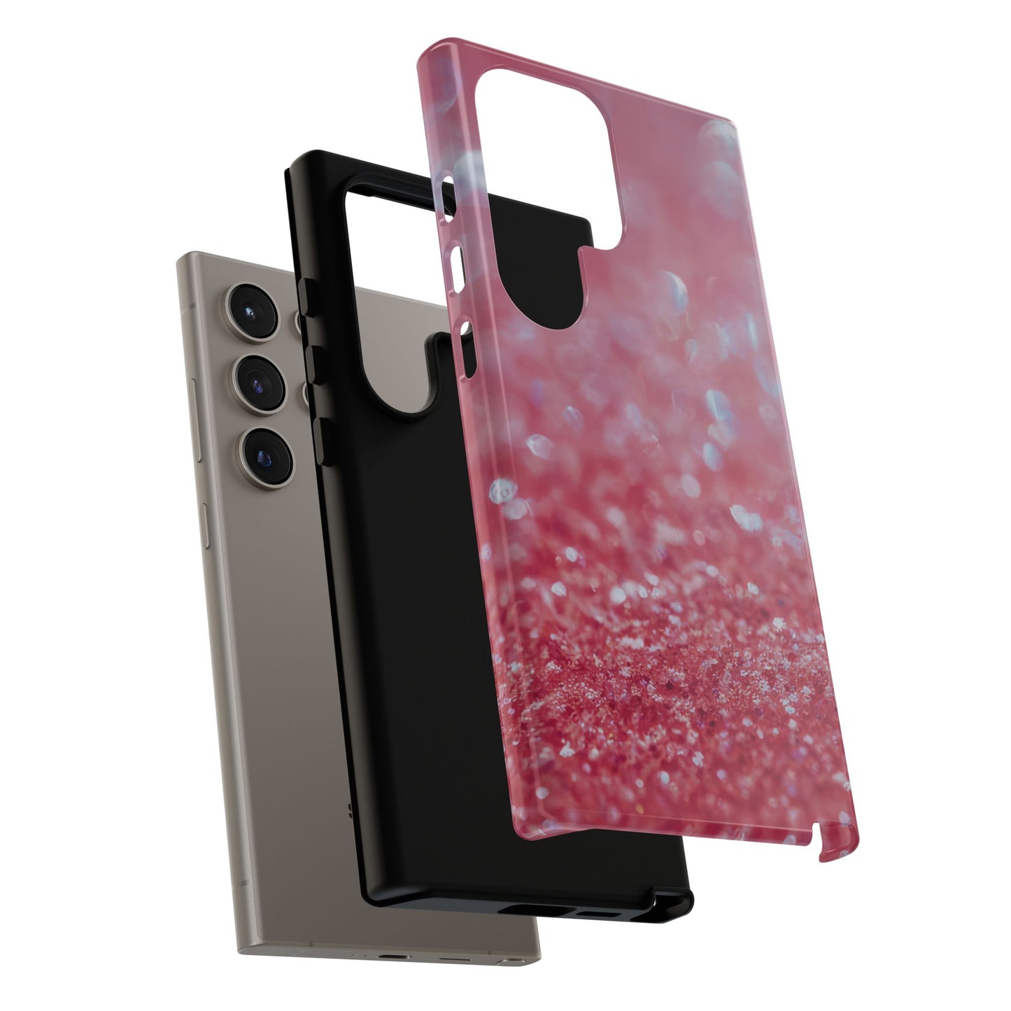 Protective Phone Case – Rosé Sparkle