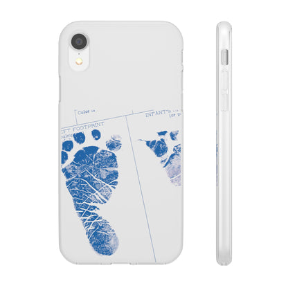 Flexi Case – Mom’s Little Blue Footprints