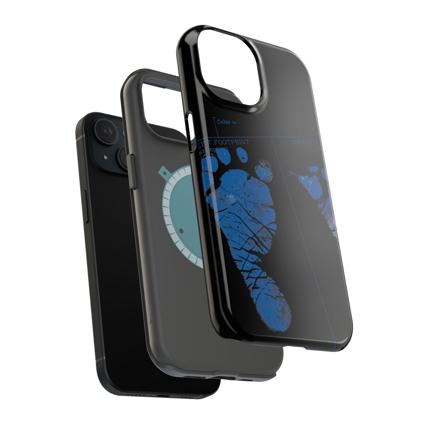 Wireless-Charging Compatible Case – Mom’s Little Blue Footprints