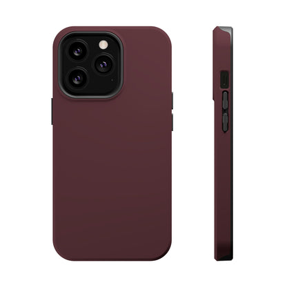 Wireless-Charging Compatible Case – Mulled Wine – Compatible with iPhone 13–17 & Samsung Galaxy S25–S26 Series