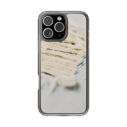 Clear Phone Case – Woven Warmth