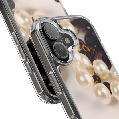 Clear Phone Case – Noir Pearl