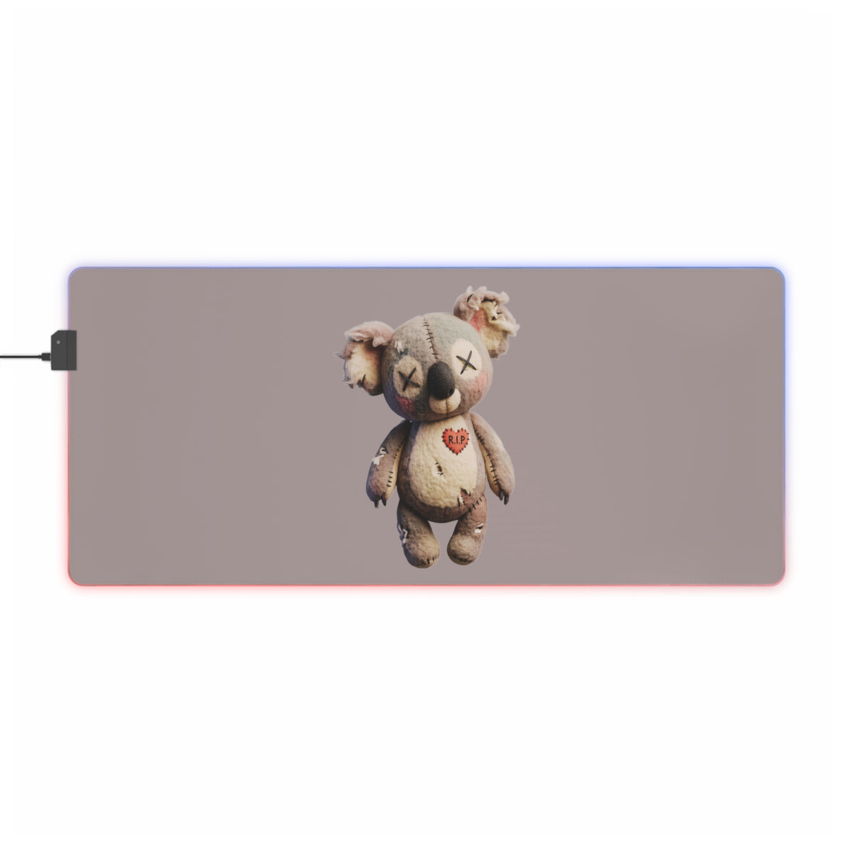 Gaming LED Desk Mat – Cursed Cuddles