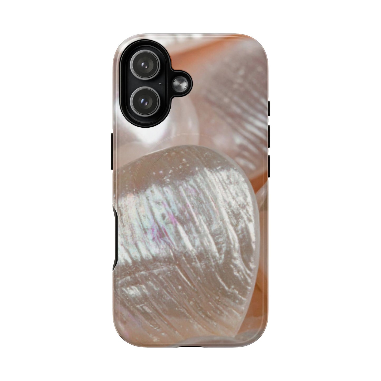 Protective Magnetic Phone Case – Blush Pearl