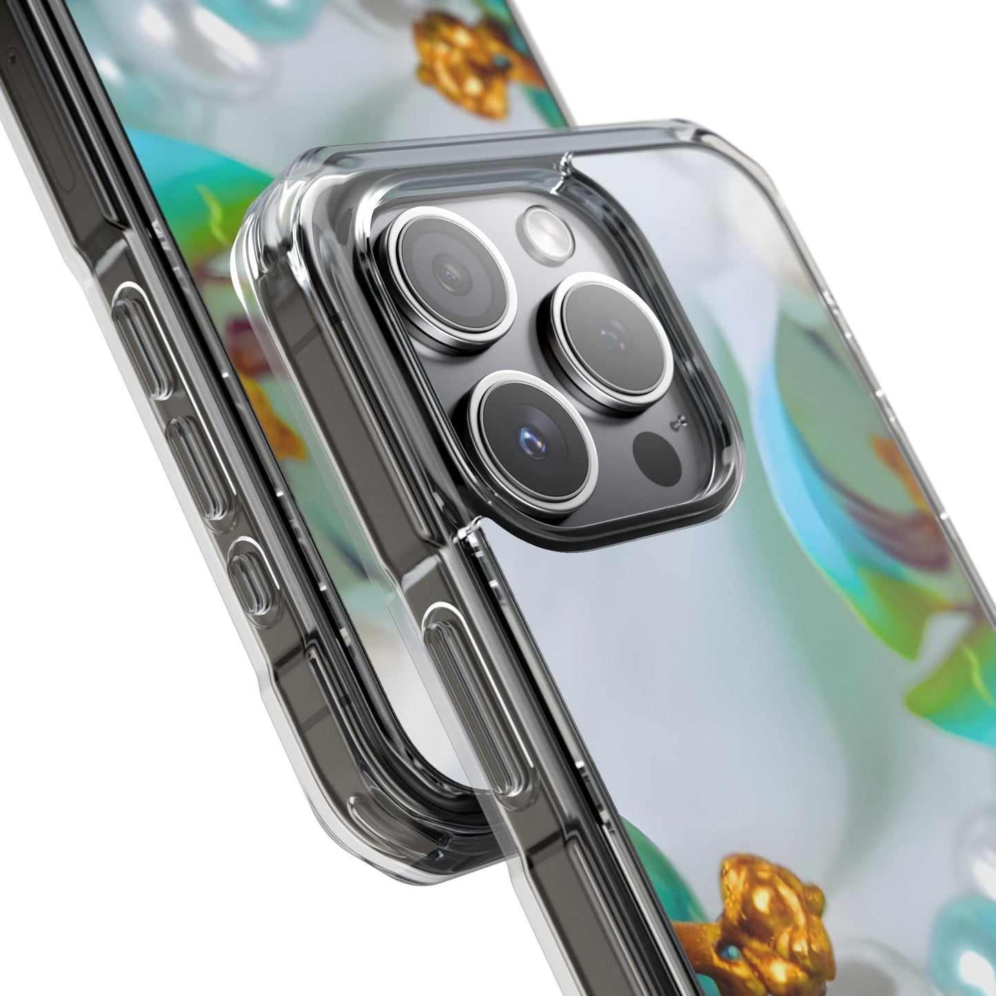 Clear Magnetic Phone Case – Mermaid's Pearl