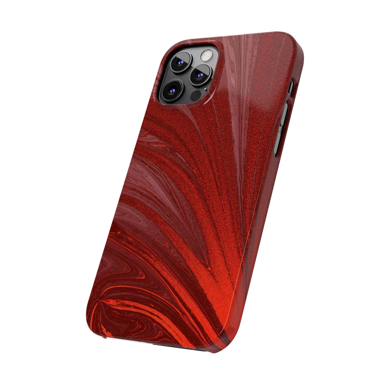 Slim Phone Case — Crimson Current