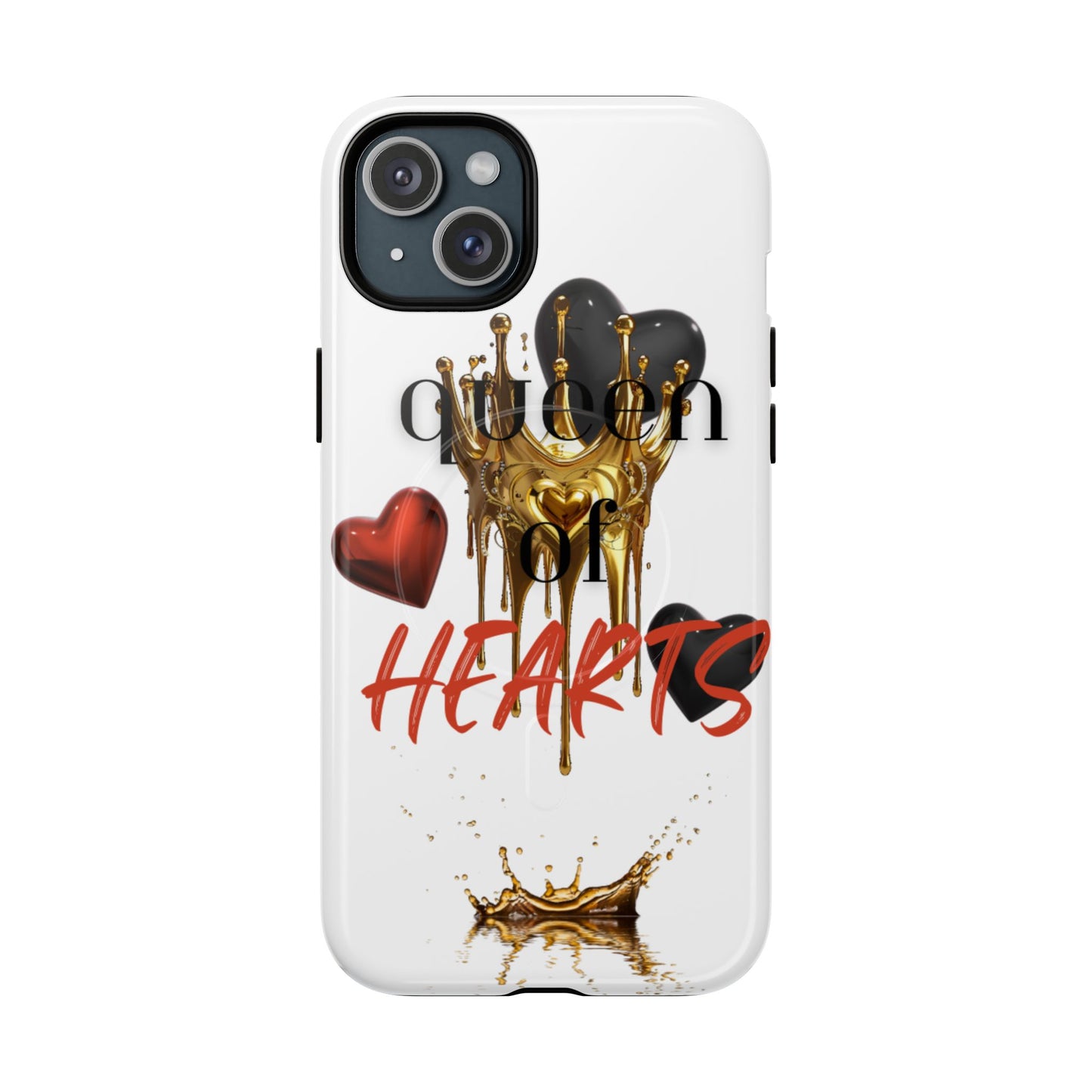 Protective Magnetic Phone Case – Queen of Hearts
