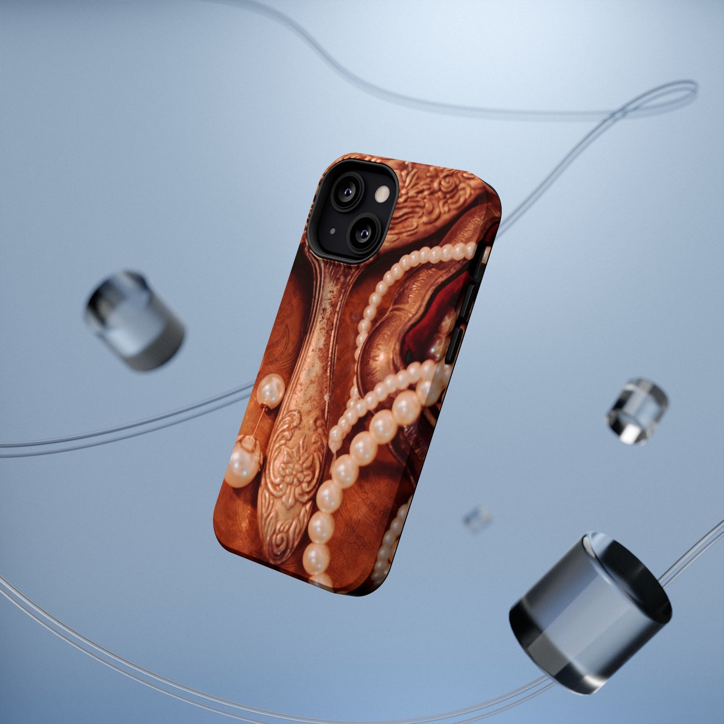 Impact-Resistant Phone Case – Bronze Vanity