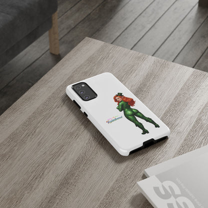 Protective Phone Case – “End of the Rainbow” St. Patrick’s Day Pin-Up Design