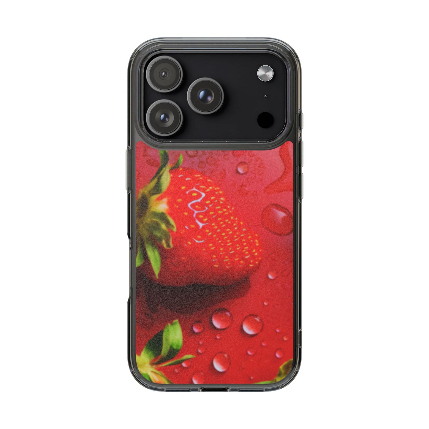 Clear Phone Case – Strawberry Drip