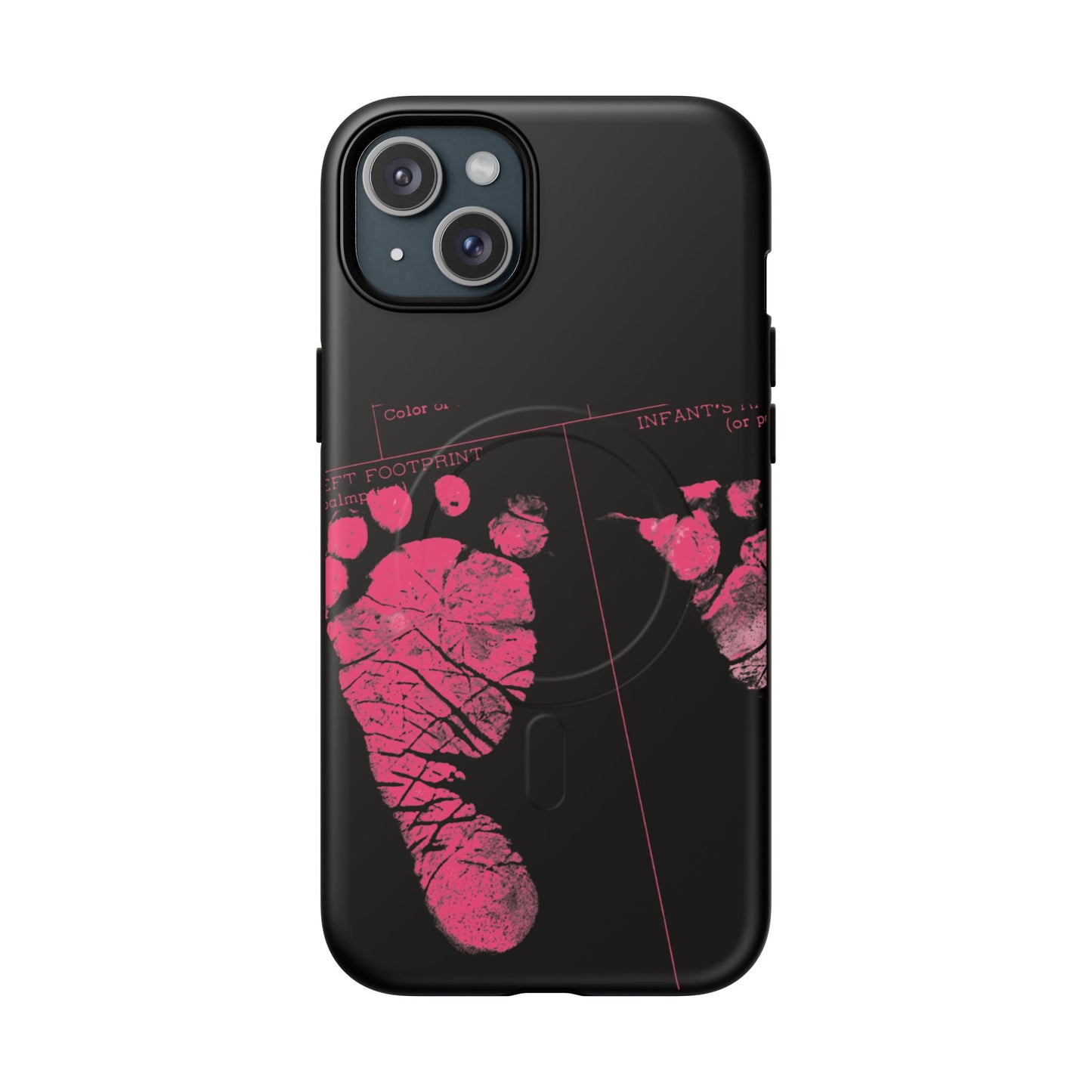 Protective Magnetic Phone Case – Mom’s Little Pink Footprints