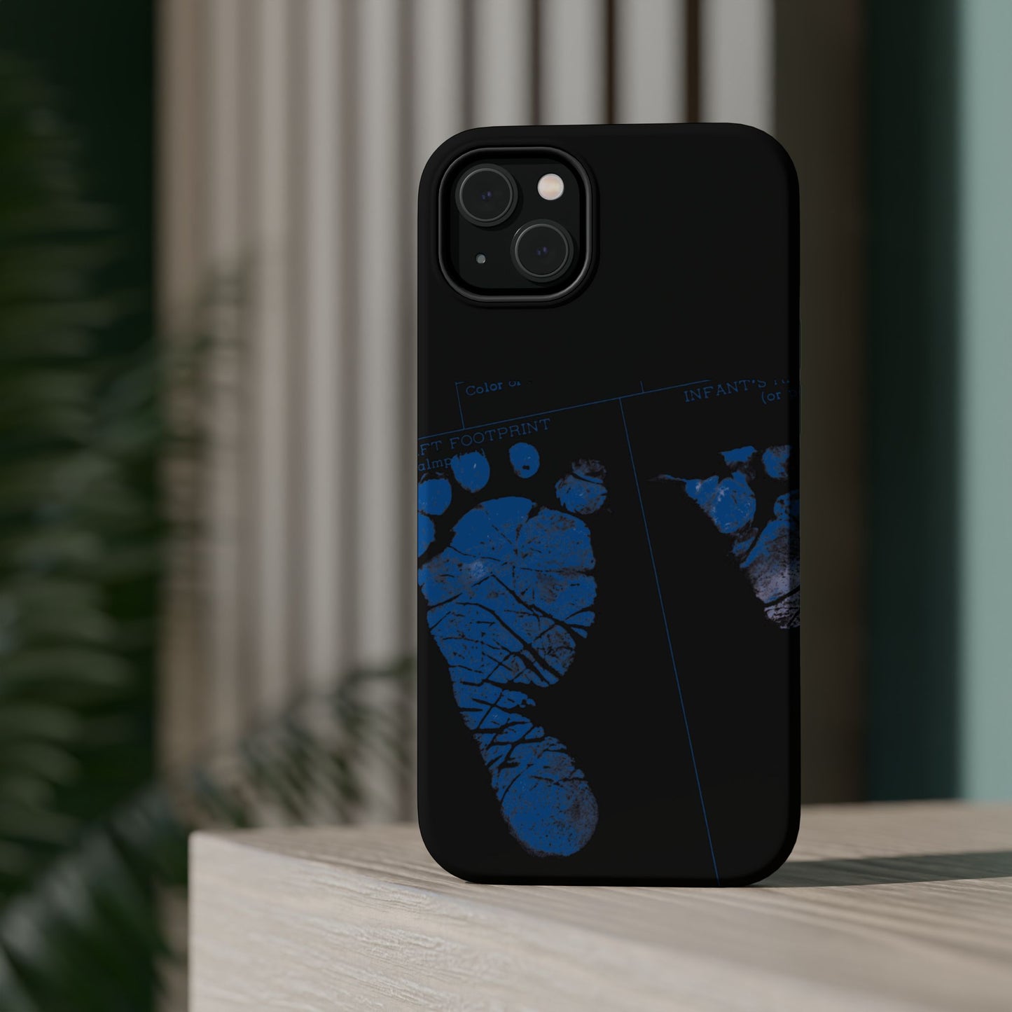 Wireless-Charging Compatible Case – Mom’s Little Blue Footprints